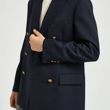 Blazer uomo doppiopetto blu GMP00835 P00061950486 GOLDEN GOOSE 