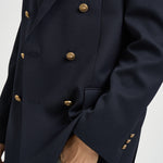 Blazer uomo doppiopetto blu GMP00835 P00061950486 GOLDEN GOOSE 