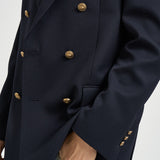 Blazer uomo doppiopetto blu GMP00835 P00061950486 GOLDEN GOOSE 