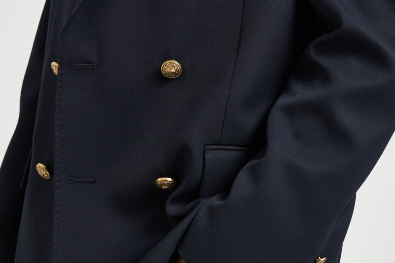 Blazer uomo doppiopetto blu GMP00835 P00061950486 GOLDEN GOOSE 