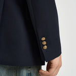 Blazer uomo doppiopetto blu GMP00835 P00061950486 GOLDEN GOOSE 