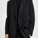 Blazer uomo doppiopetto nero GMP00835 P00152190100 GOLDEN GOOSE 