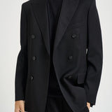 Blazer uomo doppiopetto nero GMP00835 P00152190100 GOLDEN GOOSE 