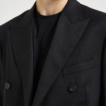 Blazer uomo doppiopetto nero GMP00835 P00152190100 GOLDEN GOOSE 
