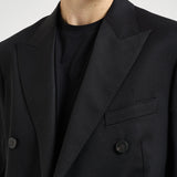Blazer uomo doppiopetto nero GMP00835 P00152190100 GOLDEN GOOSE 