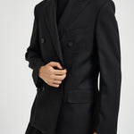 Blazer uomo doppiopetto nero GMP00835 P00152190100 GOLDEN GOOSE 
