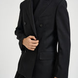 Blazer uomo doppiopetto nero GMP00835 P00152190100 GOLDEN GOOSE 