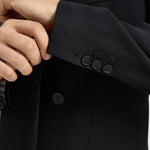 Blazer uomo doppiopetto nero GMP00835 P00152190100 GOLDEN GOOSE 