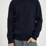 Maglia uomo girocollo blu GMP00841 P00066250486 GOLDEN GOOSE 