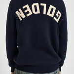 Maglia uomo girocollo blu GMP00841 P00066250486 GOLDEN GOOSE 