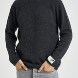 Maglia uomo girocollo grigio antracite GMP00841 P00267060100 GOLDEN GOOSE 