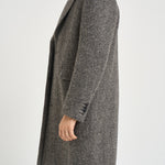 Cappotto uomo lungo grigio e beige GMP00986 P00061681173 GOLDEN GOOSE 