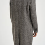 Cappotto uomo lungo grigio e beige GMP00986 P00061681173 GOLDEN GOOSE 