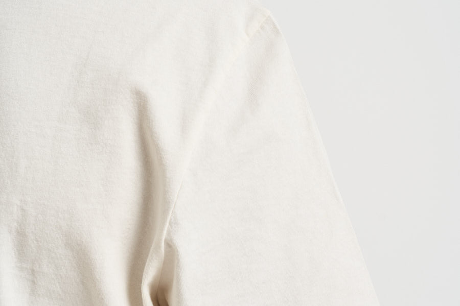 T-shirt uomo girocollo con scritte panna GMP01220 P00261911560 GOLDEN GOOSE 