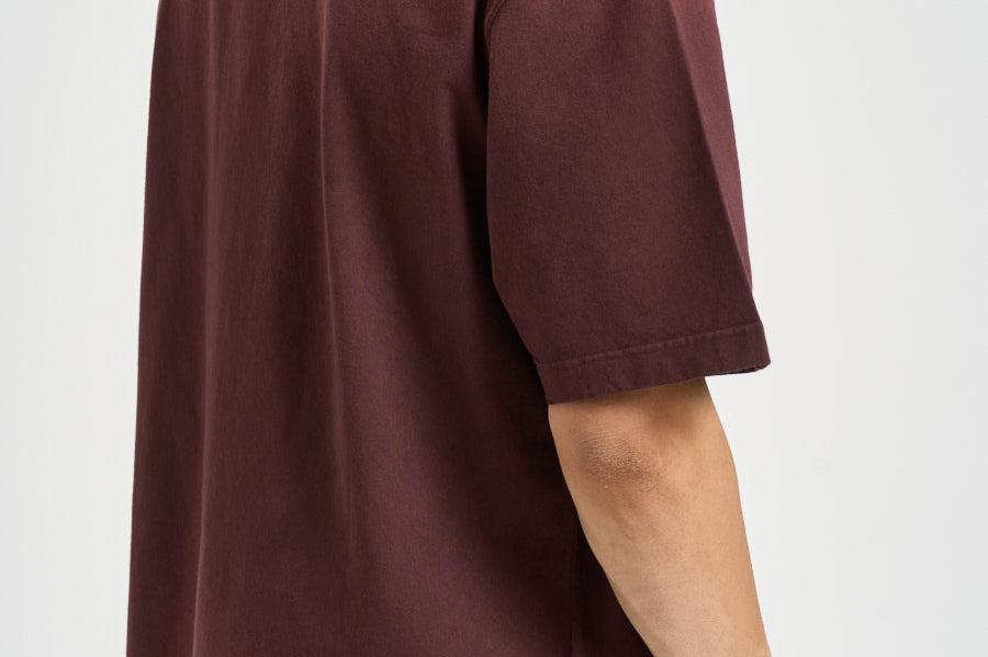 T-shirt uomo girocollo vino GUP017873 P00242040233 GOLDEN GOOSE 