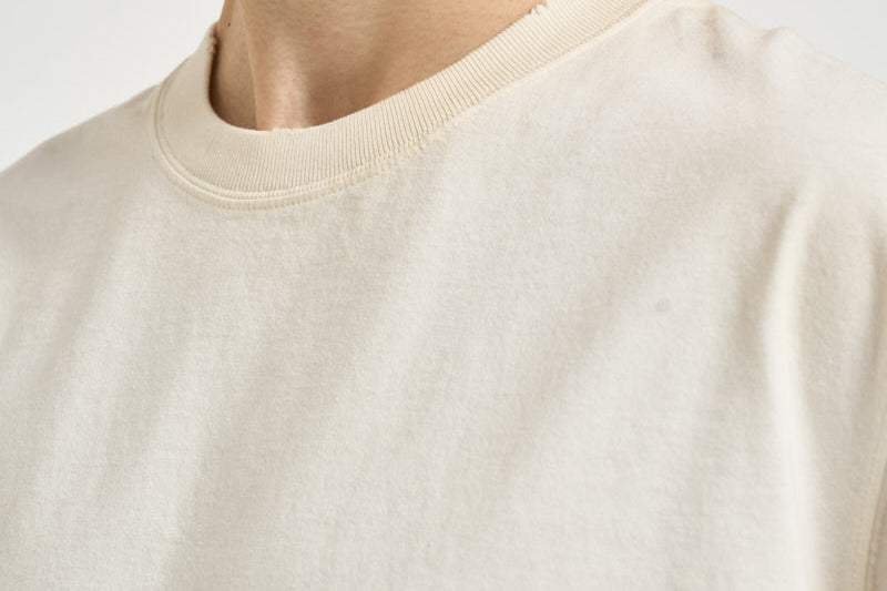 T-shirt uomo girocollo avorio GUP01873 P00241811616 GOLDEN GOOSE 