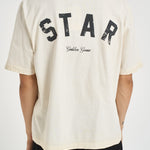 T-shirt uomo girocollo avorio GUP01873 P00241811616 GOLDEN GOOSE 