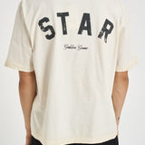 T-shirt uomo girocollo avorio GUP01873 P00241811616 GOLDEN GOOSE 