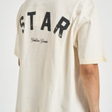 T-shirt uomo girocollo avorio GUP01873 P00241811616 GOLDEN GOOSE 