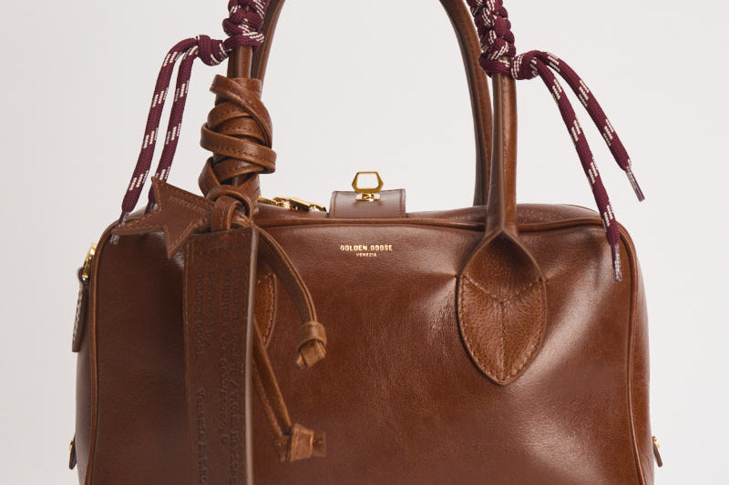 Borsa donna Vita Bag con charm cammello GWA00470 A00087455372 GOLDEN GOOSE 