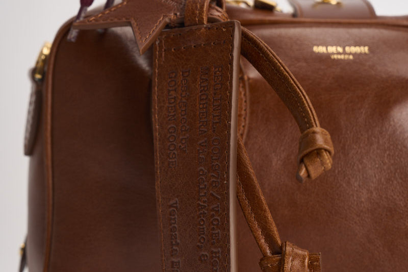 Borsa donna Vita Bag con charm cammello GWA00470 A00087455372 GOLDEN GOOSE 