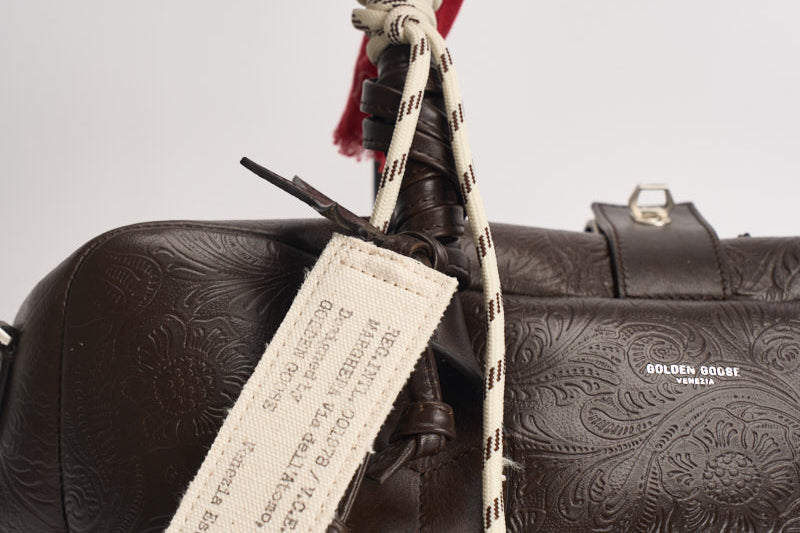 Borsa donna Vita Bag media mogano GWA00833 A00091640163 GOLDEN GOOSE 