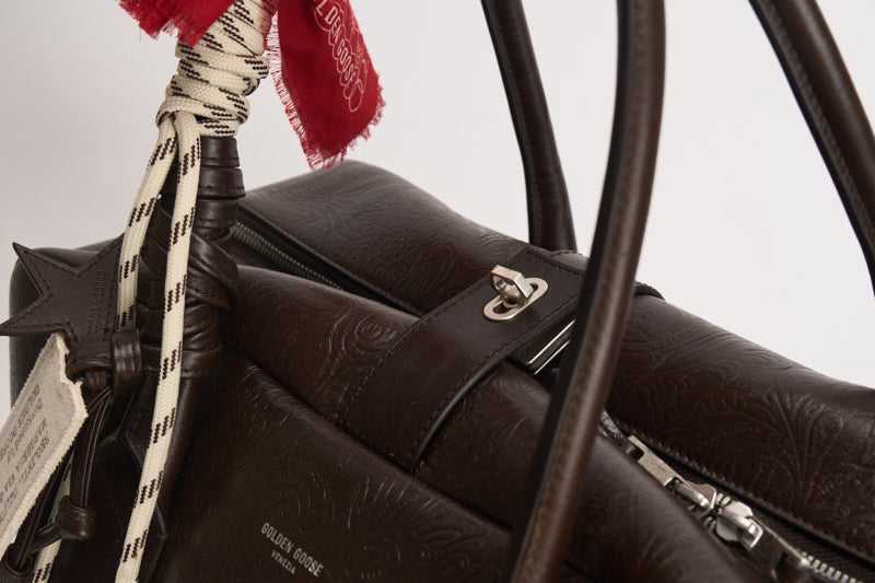 Borsa donna Vita Bag media mogano GWA00833 A00091640163 GOLDEN GOOSE 