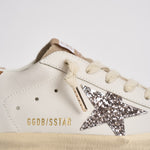 Sneakers donna Super-Star panna e cammello GWF00101 F00871912524 GOLDEN GOOSE 
