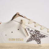 Sneakers donna Super-Star panna e cammello GWF00101 F00871912524 GOLDEN GOOSE 