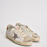 Sneakers donna Super-Star panna e cammello GWF00101 F00871912524 GOLDEN GOOSE 