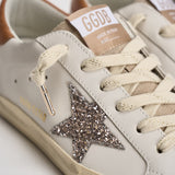 Sneakers donna Super-Star panna e cammello GWF00101 F00871912524 GOLDEN GOOSE 
