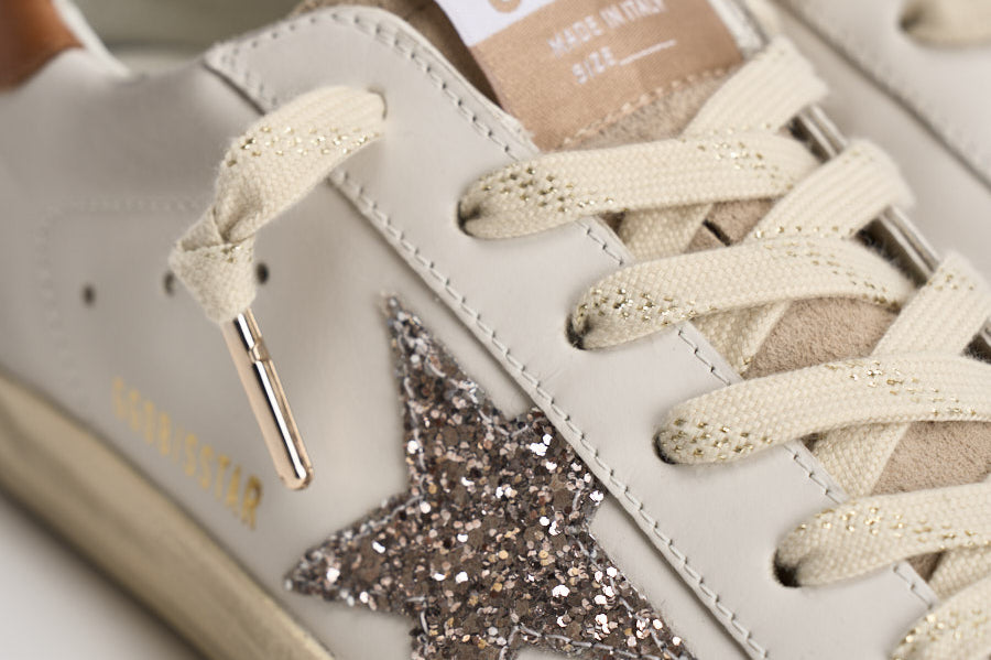 Sneakers donna Super-Star panna e cammello GWF00101 F00871912524 GOLDEN GOOSE 