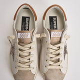 Sneakers donna Super-Star panna e cammello GWF00101 F00871912524 GOLDEN GOOSE 