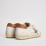 Sneakers donna Super-Star panna e cammello GWF00101 F00871912524 GOLDEN GOOSE 
