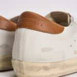 Sneakers donna Super-Star panna e cammello GWF00101 F00871912524 GOLDEN GOOSE 
