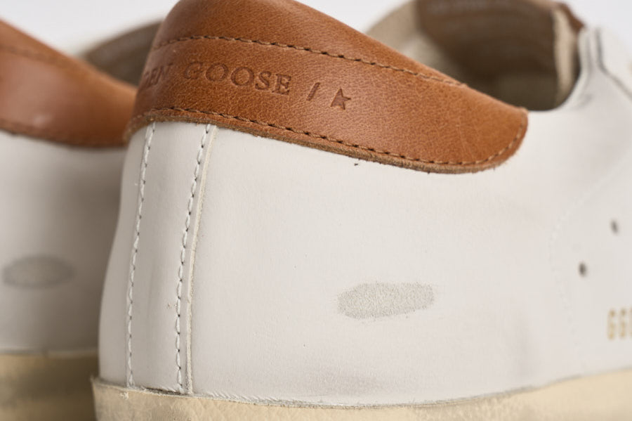 Sneakers donna Super-Star panna e cammello GWF00101 F00871912524 GOLDEN GOOSE 
