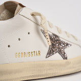 Sneakers donna Super-Star panna e cammello GWF00101 F00871912524 GOLDEN GOOSE 