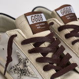 Sneakers donna Super-Star panna e marrone GWF00101 F00874612526 GOLDEN GOOSE 