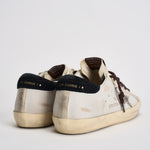 Sneakers donna Super-Star panna e marrone GWF00101 F00874612526 GOLDEN GOOSE 