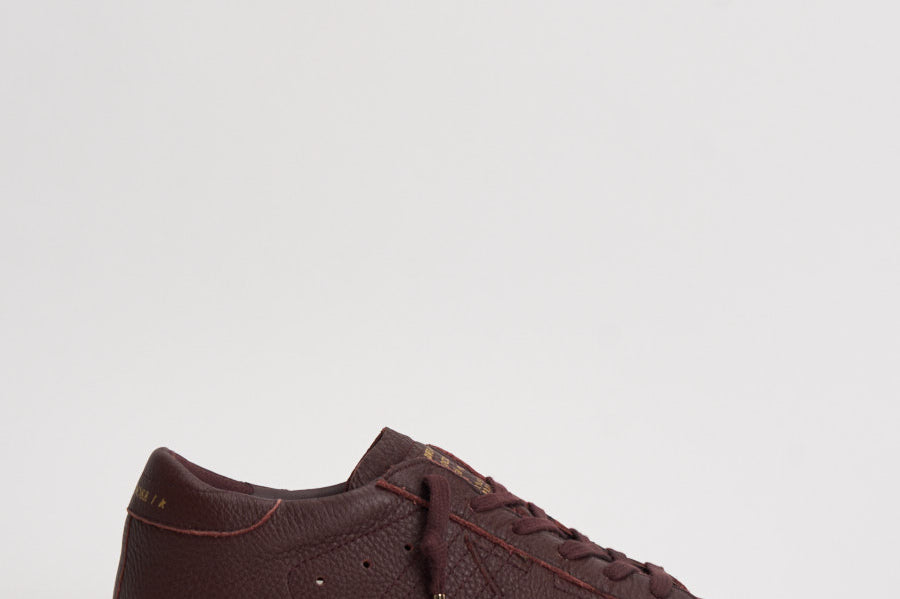 Sneakers donna in pelle Super-Star bordeaux GWF00101 F00888740151 GOLDEN GOOSE 
