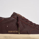 Sneakers donna in pelle Super-Star bordeaux GWF00101 F00888740151 GOLDEN GOOSE 