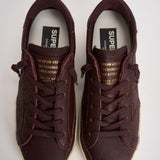 Sneakers donna in pelle Super-Star bordeaux GWF00101 F00888740151 GOLDEN GOOSE 