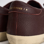 Sneakers donna in pelle Super-Star bordeaux GWF00101 F00888740151 GOLDEN GOOSE 