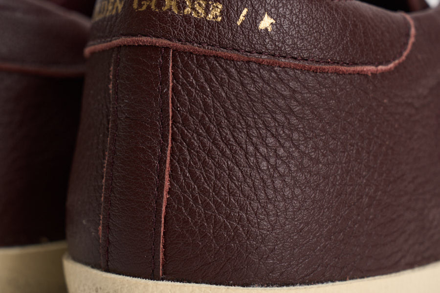 Sneakers donna in pelle Super-Star bordeaux GWF00101 F00888740151 GOLDEN GOOSE 