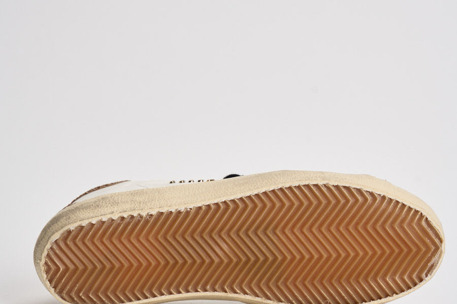 Sneakers Donna Super-Star con glitter oro GWF00102 F00535882532 GOLDEN GOOSE 
