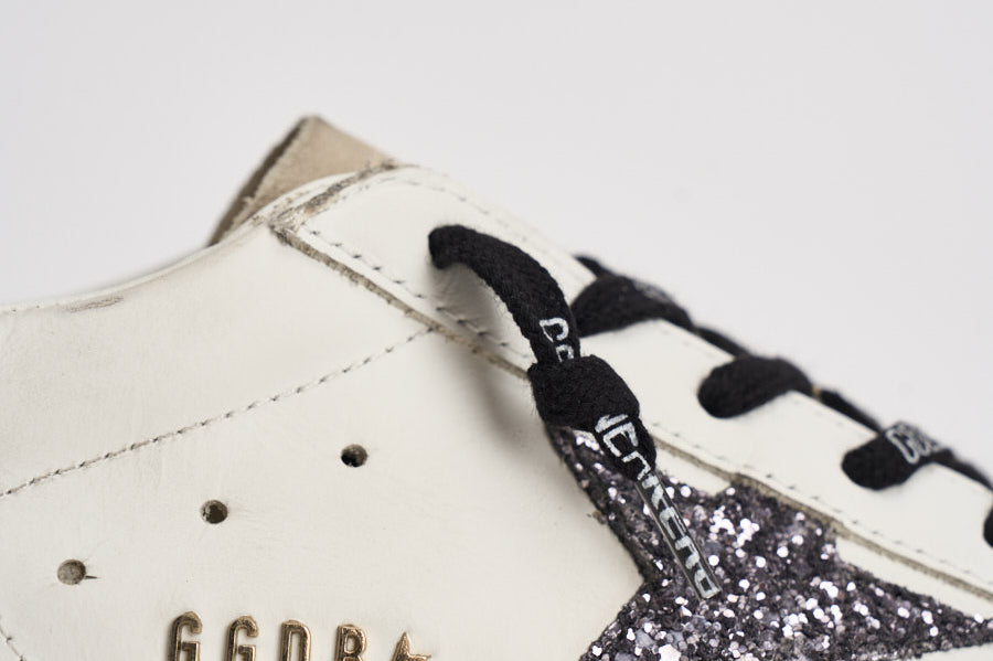 Sneakers Donna Super-Star con glitter oro GWF00102 F00535882532 GOLDEN GOOSE 