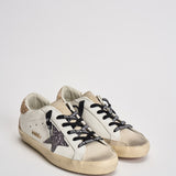 Sneakers Donna Super-Star con glitter oro GWF00102 F00535882532 GOLDEN GOOSE 