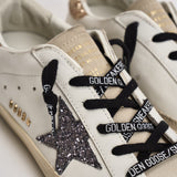 Sneakers Donna Super-Star con glitter oro GWF00102 F00535882532 GOLDEN GOOSE 