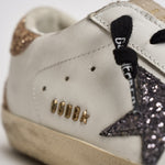Sneakers Donna Super-Star con glitter oro GWF00102 F00535882532 GOLDEN GOOSE 