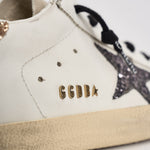 Sneakers Donna Super-Star con glitter oro GWF00102 F00535882532 GOLDEN GOOSE 